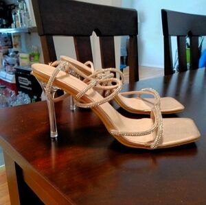 Women's Diamond Studded Stiletto Heels